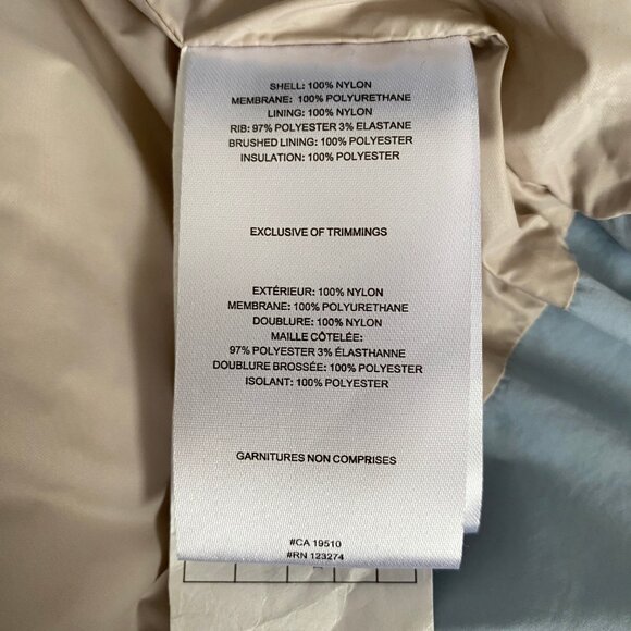 NWOT - Lole Kylee Water Repellent Puffer Jacket In Fog Blue - - Picture 6 of 15